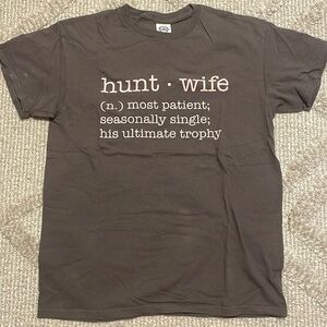 Delta Gray & Pink Hunt Wife T-Shirt